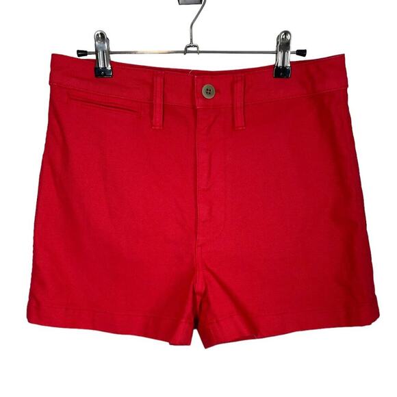 Madewell Women's High Waist Shorts - Red - Picture 5 of 12